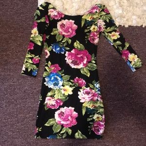 Body Con Floral Dress